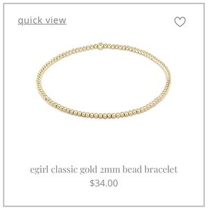 Elegant Gold Bead Bracelet
